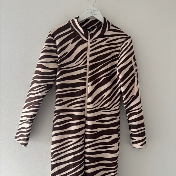 CYNTHIA ROWLEY Zebra Ski Suit L - Picture 15 of 16